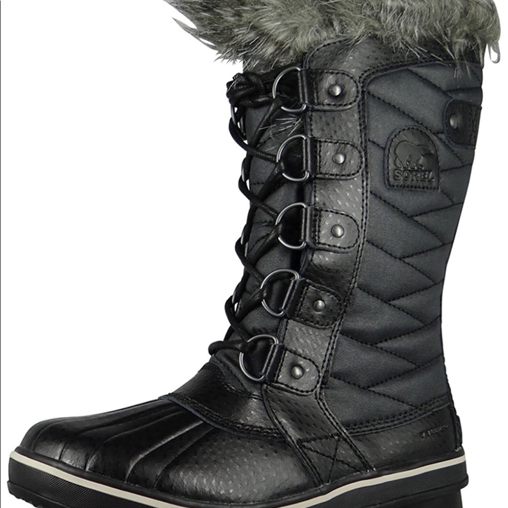 Sorel Torfino II Black Snow Boot- 8